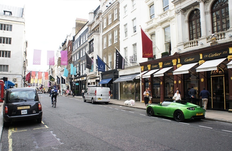 Old Bond Street for shopping