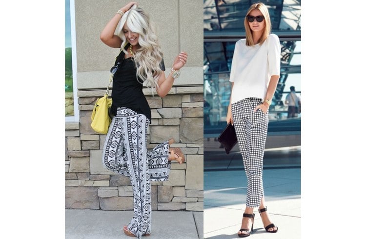 Printed Pants
