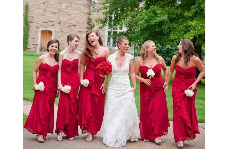 Quirky bridesmaids