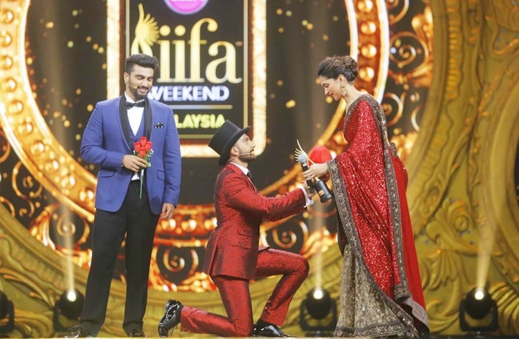 Deepika Padukone and Ranveer Singh at IIFA 2015