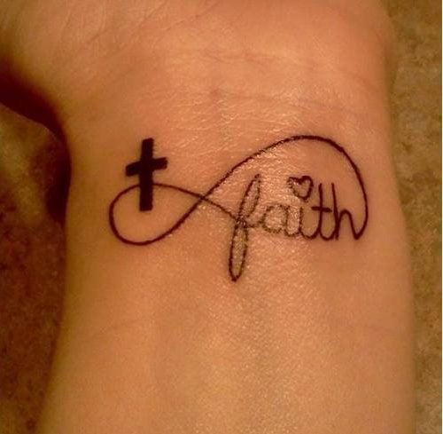 Jesus Infinity Tattoo