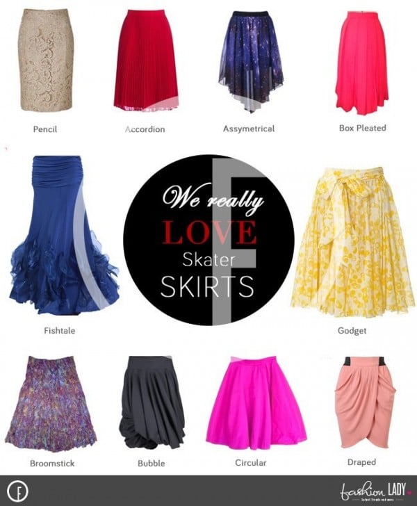 The Skirt Vocabulary – Different Types of Skirt Styles