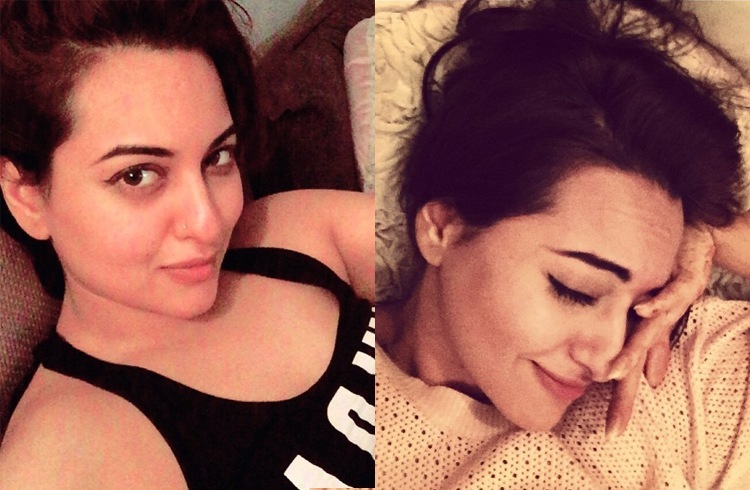 Sonakshi no makeup selfies