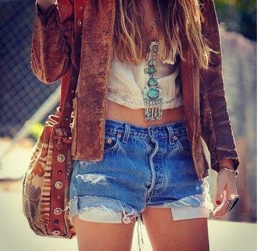 Street style boho girl