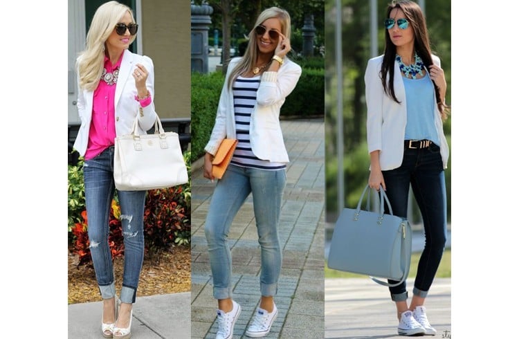 Styling white blazer