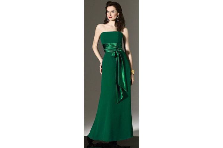 wedding bridesmaid dresses green