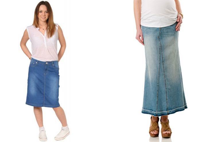 womens Denim Skirts