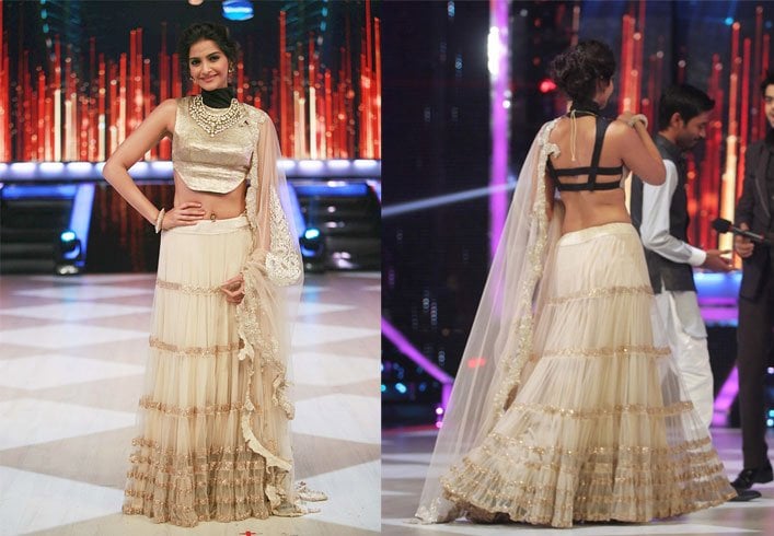 Backless Blouse For Sonam Kapoor.