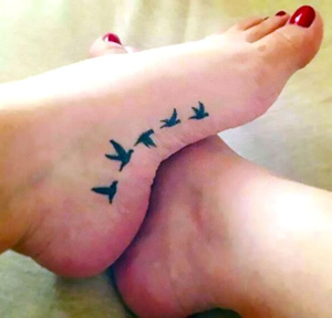 69 Impressive Bird Tattoos On Foot  Tattoo Designs  TattoosBagcom