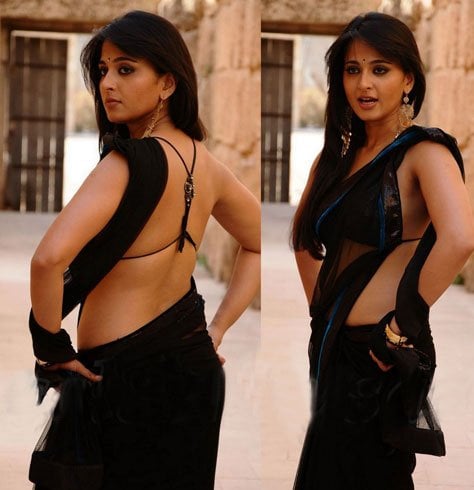 Black Backless Blouse