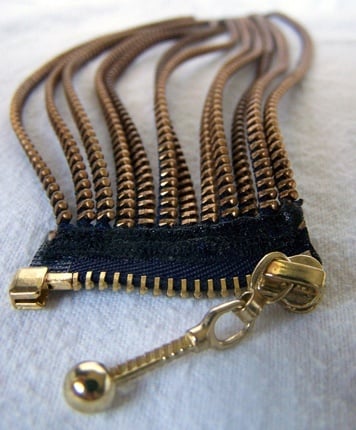 DIY Zipper Bracelets