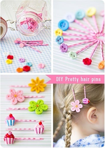 DIY pretty Bobby pins