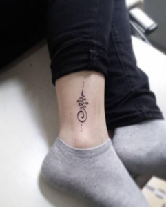 Decorative Ankle Foot Tattoo