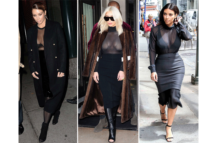 Kim Kardashian black jumpsuit styles