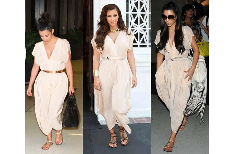 Kim Kardashians harem style