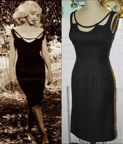 Marilyn Monroe Misfits Black dress