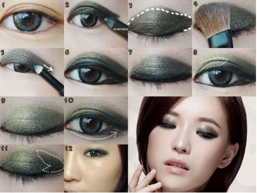 Monolid Smokey Eye