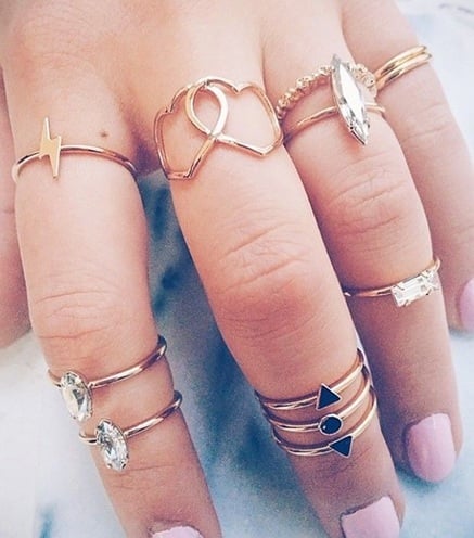 Popular items for teenage girl rings