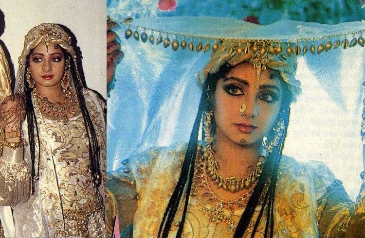 Sridevi in bridal costume