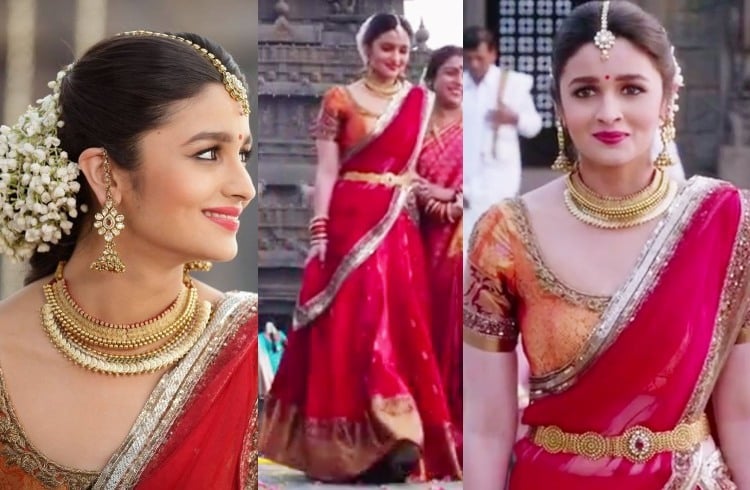 Alia Bhatt in south Indian bridal look