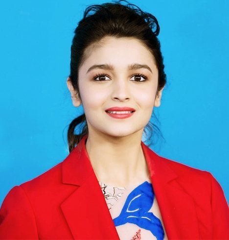 Alia Bhatt in Red Lipstick