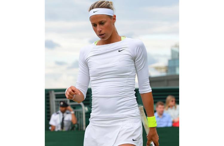 Andrea white tennis dress