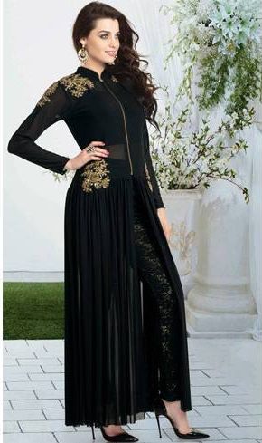 Black anarkali for ramzan