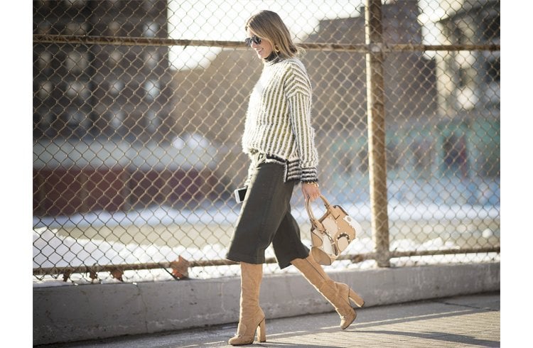 Boots with culottes