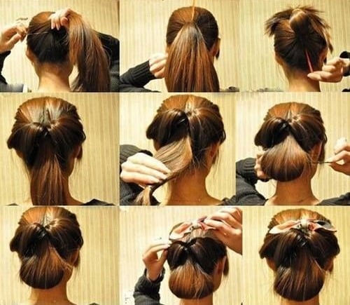 bow hairstyle 