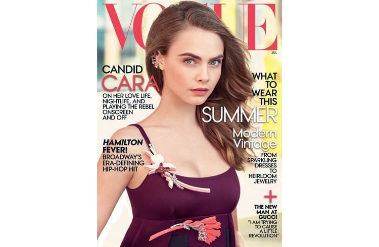 Cara Vogue magazine cover