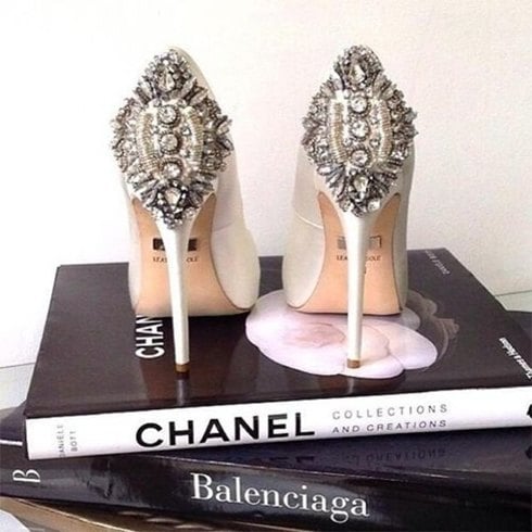 Chanel jewel shoes