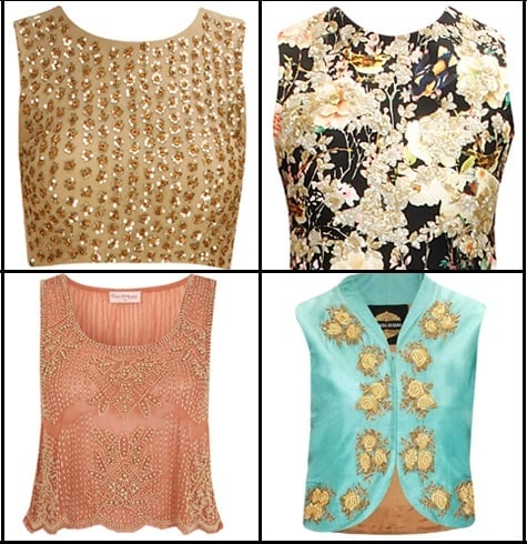 Crop top blouse ideas