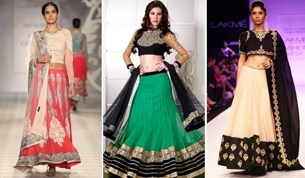 Crop Top Bridal Lehenga