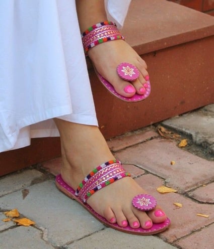 cute Kolhapuris for a teenage girls