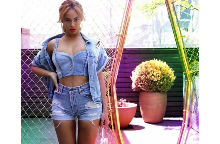 denim shorts with denim tops