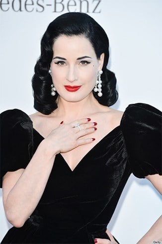 Dita Von Teese Lips