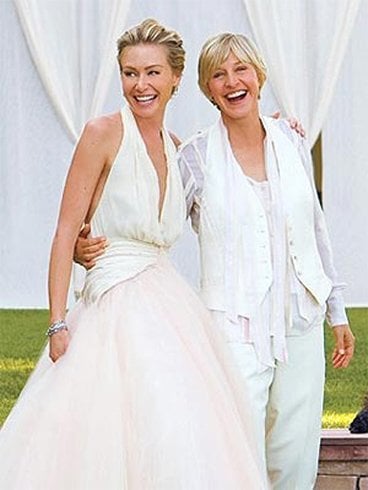 Ellen De Generes Wedding Dress