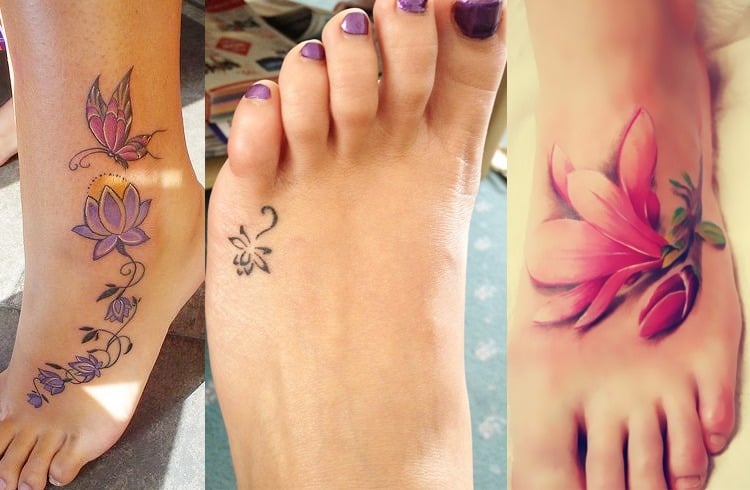 Foot tattoo designs for women