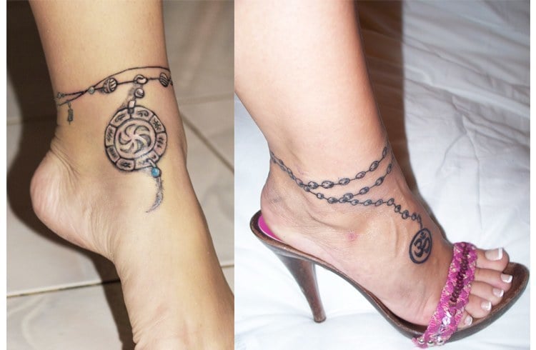 Foot tattoos for girls
