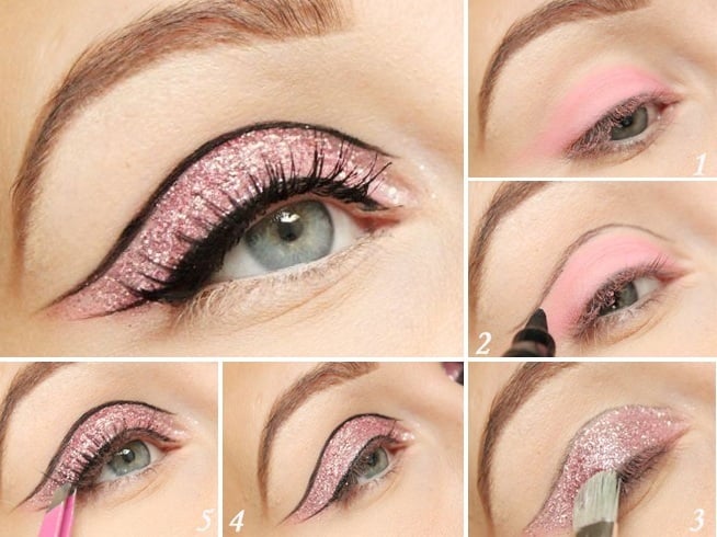 Glitter eyeshadows tutorial