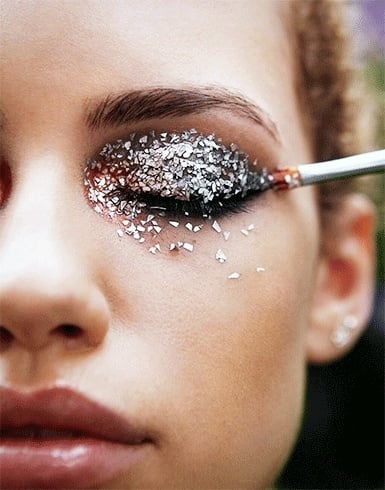 Glitter eyeshadow bandwagon