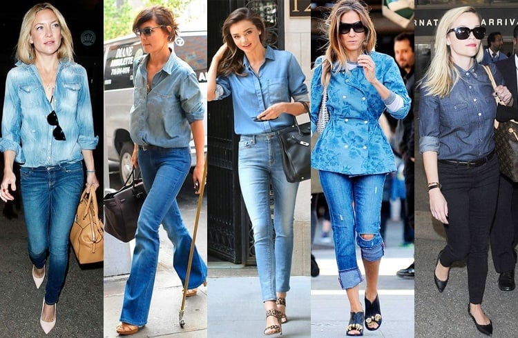 How to wear denim on denim