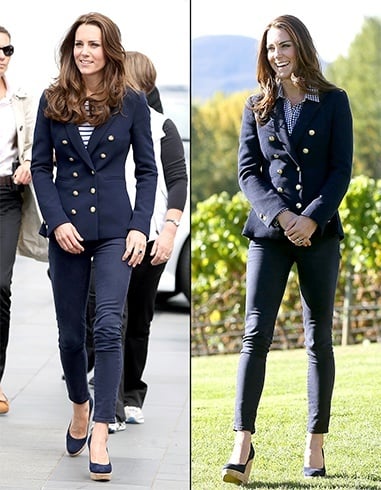 Kate Middleton macht Jeans königlich und königlich  