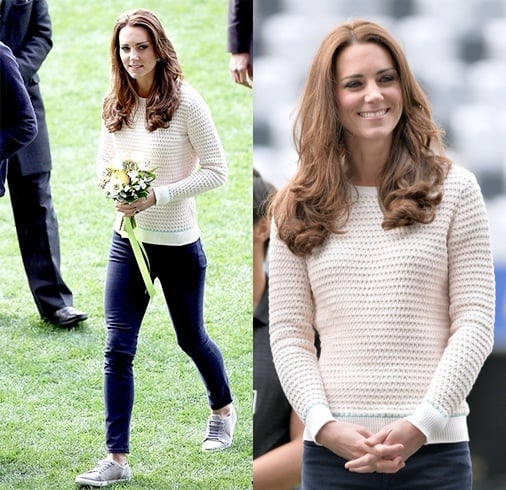 Kate Middleton macht Jeans königlich und königlich  