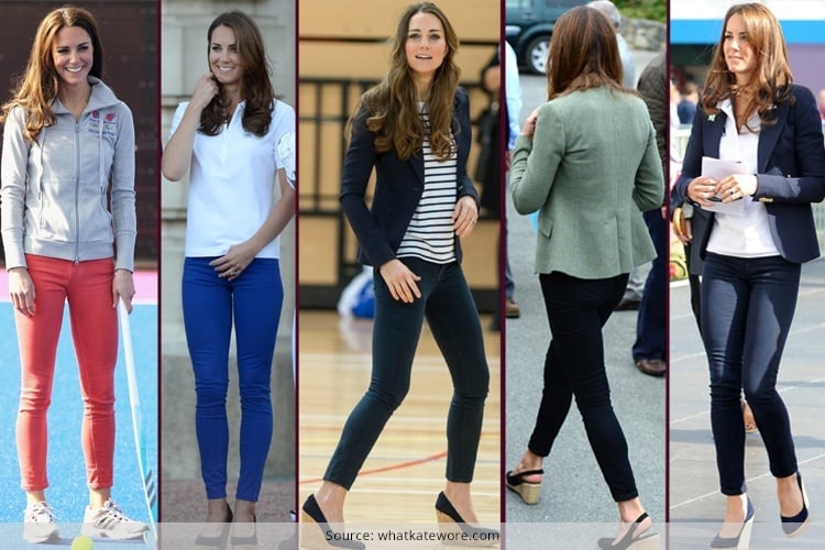 Kate Middleton macht Jeans königlich und königlich  