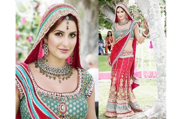 Katrina Kaif in bridal dress