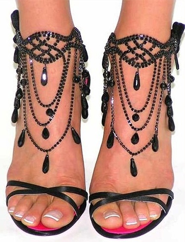 Lacroix jewelled sandals
