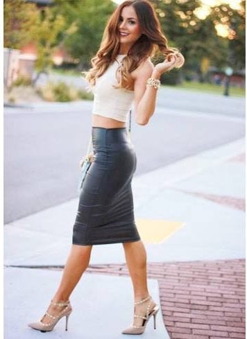long pencil skirt