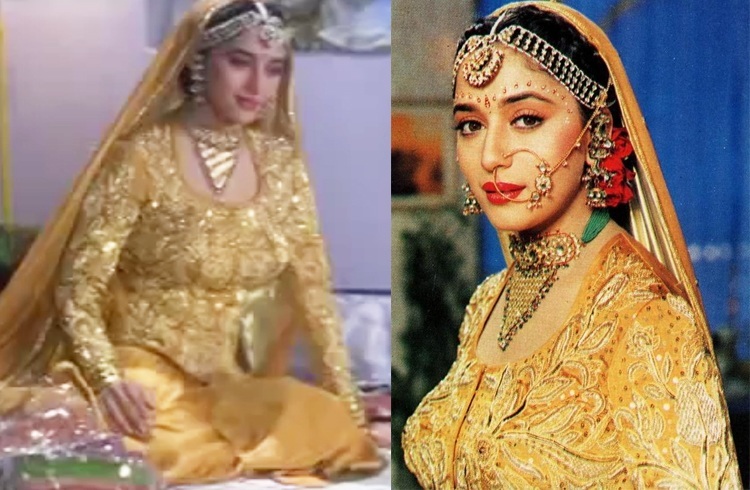 Madhuri Dixit wedding dresses