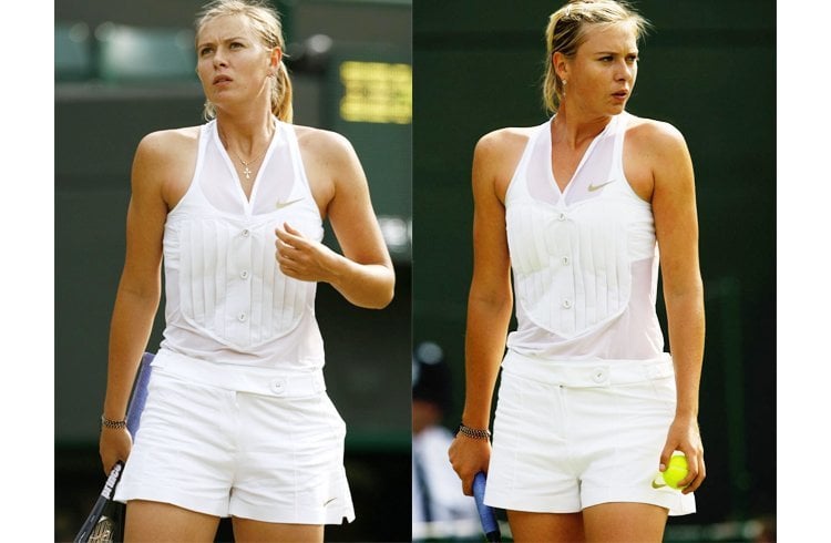 Maria Sharapova tennis fashion
